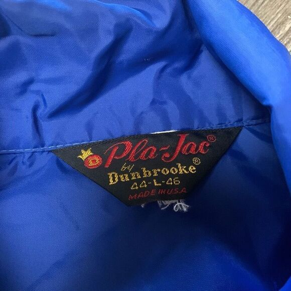 Vintage VTG High Sierra Casino Poker Blue Windbreaker Jacket Large - Picture 4 of 9